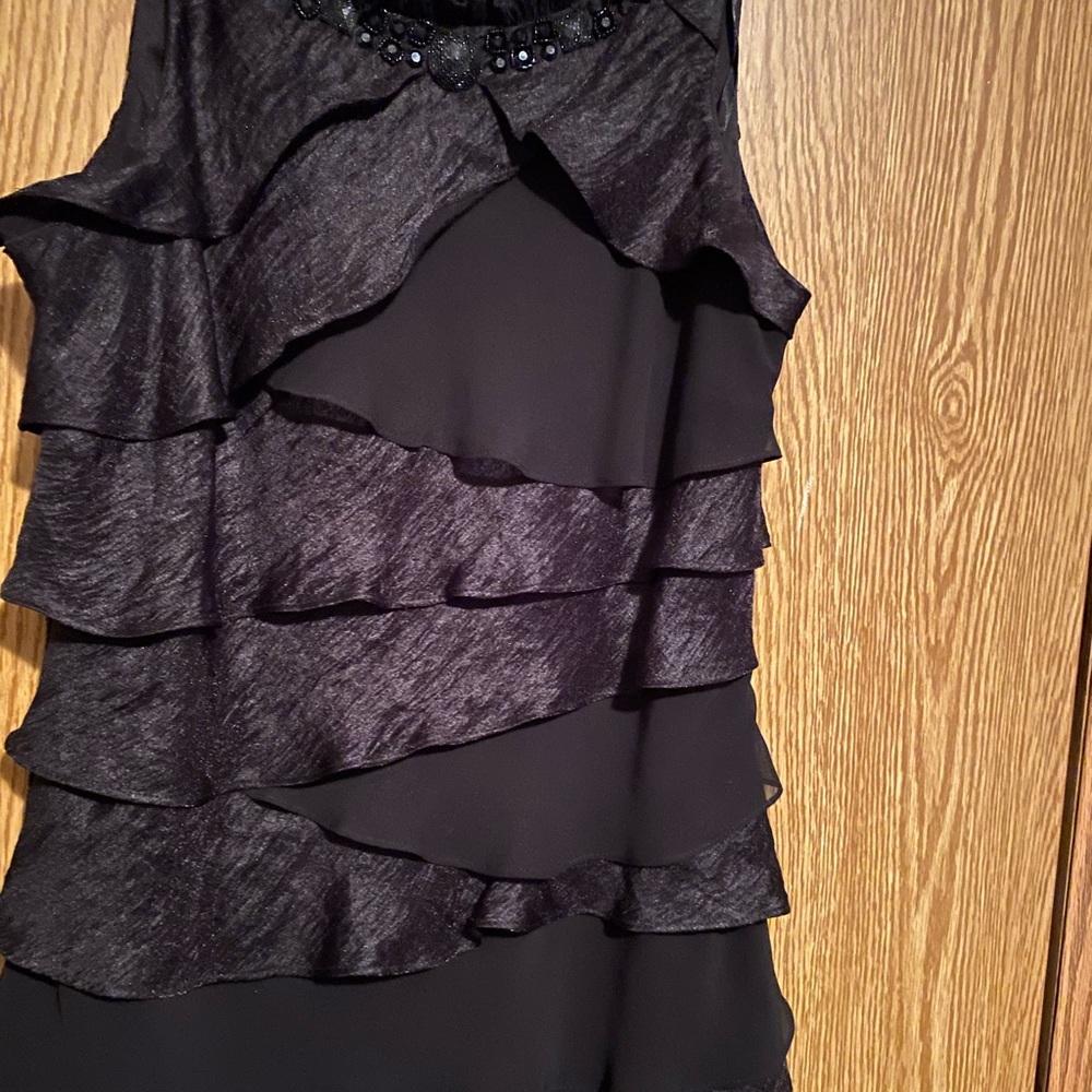 Black dress, size 8, brand S.L. Fashion. - Picture 4 of 5